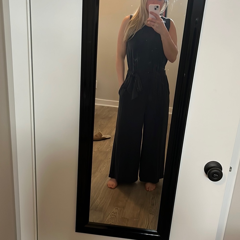 Banana republic black jumpsuit